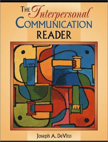 Cover for The interpersonal communication reader