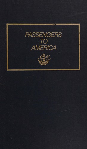 Cover for Passengers to America