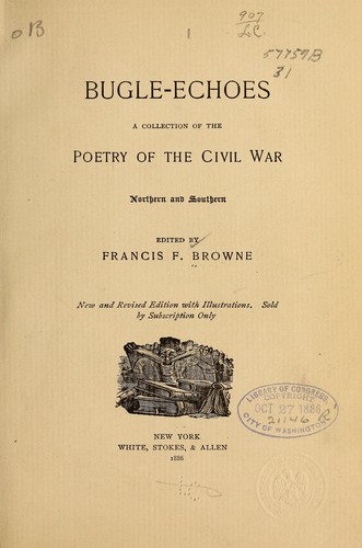 Cover for Bugle-echoes