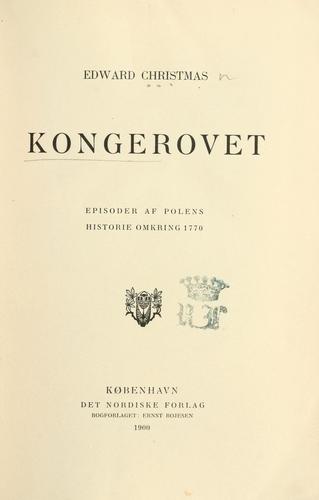 Cover for Kongerovet: Episoder fra Polens Historie omkring 1770