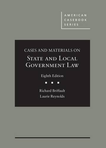 Cover for Cases and Materials on State and Local Government Law