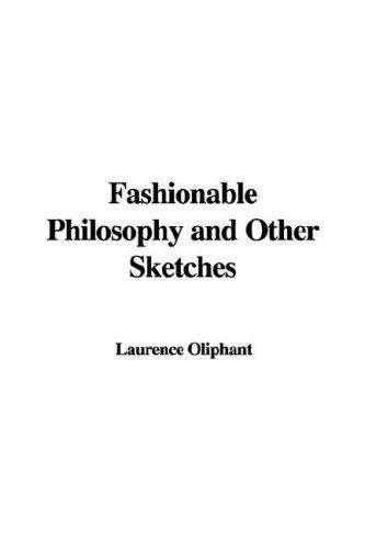 Cover for Fashionable Philosophy and Other Sketches