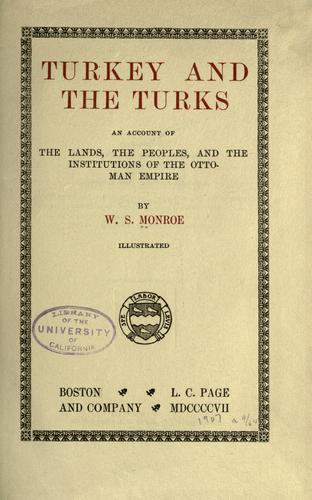 Cover for Turkey and the Turks