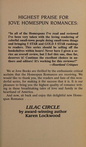 Cover for Lilac Circle (Homespun)