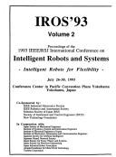 Cover for IROS '93