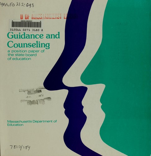 Cover for Guidance and counseling