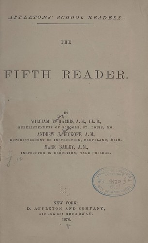Cover for The fifth reader