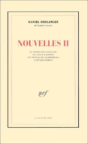Cover for Nouvelles