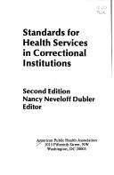 Cover for Standards for Health Services in Correctional Institutions