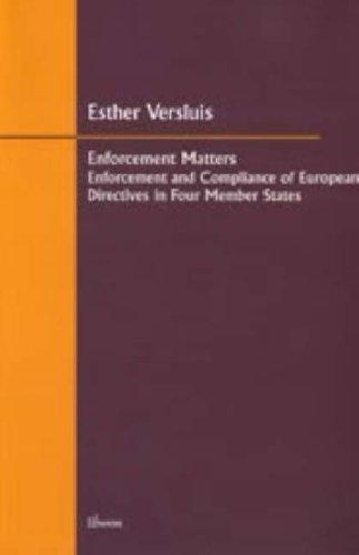 Cover for Enforcement Matters