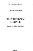 Cover for The history debate