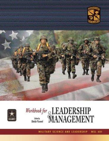 Cover for MSL 401 Leadership and Management Workbook