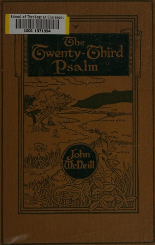 Cover for The twenty-third Psalm
