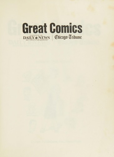 Cover for Great comics syndicated by the Daily News and Chicago Tribune