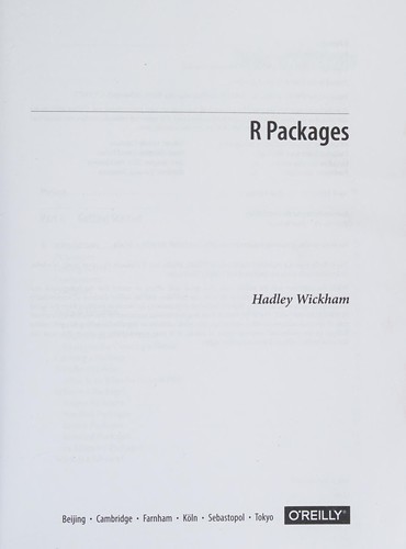 Cover for R Packages