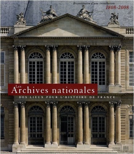 Cover for Les archives nationales