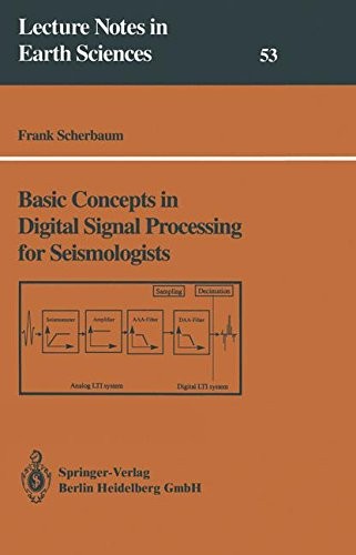 Cover for Basic concepts in digital signal processing for seismologists