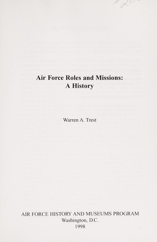 Cover for Air Force roles and missions