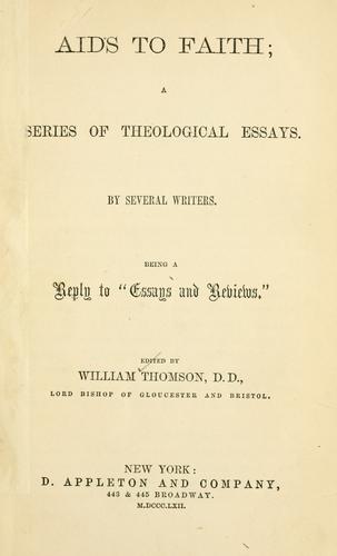Cover for Aids to faith