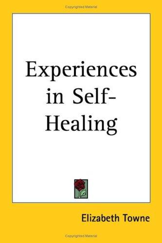 Cover for Experiences in Self-Healing