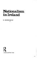 Cover for Nationalism in Ireland