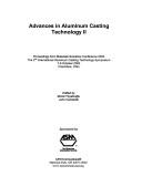 Cover for Advances in aluminum casting technology II