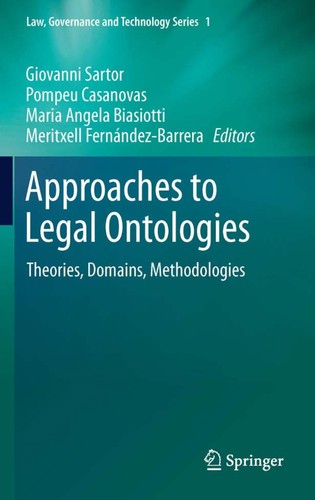 Cover for Approaches to Legal Ontologies