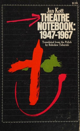 Cover for Theatre notebook, 1947-1967.