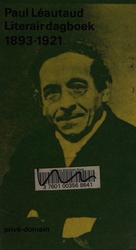 Cover for Literair dagboek 1893-1921