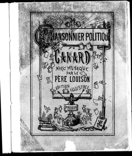 Cover for Chansonnier politique du Canard (avec musique)