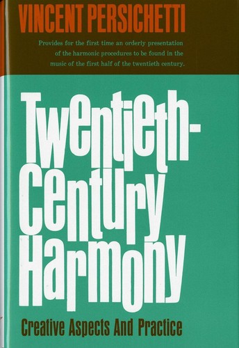 Cover for Twentieth-century Harmony