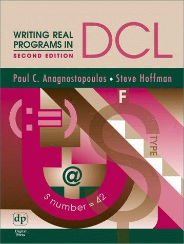 Cover for Writing real programs in DCL