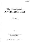 Cover for The chemistry of americium