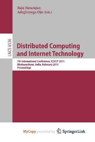 Cover for Distributed Computing and Internet Technology