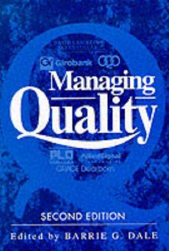 Cover for Managing quality