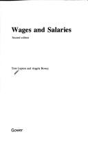 Cover for Wages and Salaries