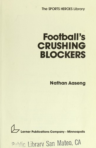Cover for Football's crushing blockers