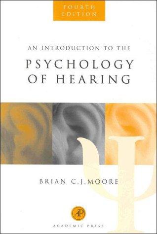 Cover for An introduction to the psychology of hearing