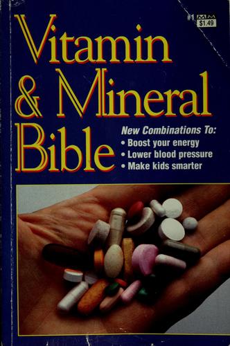 Cover for The all new vitamin & mineral bible