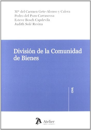 Cover for División de la comunidad de bienes.