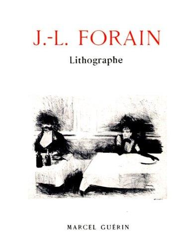 Cover for J.-L. Forain, lithographe