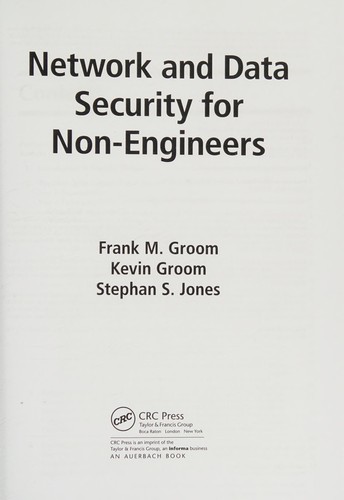 Cover for Network and Data Security for Non-Engineers