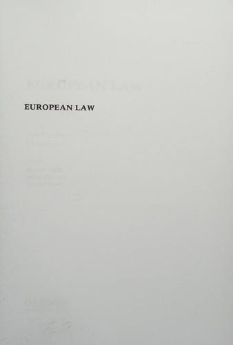 Cover for European law