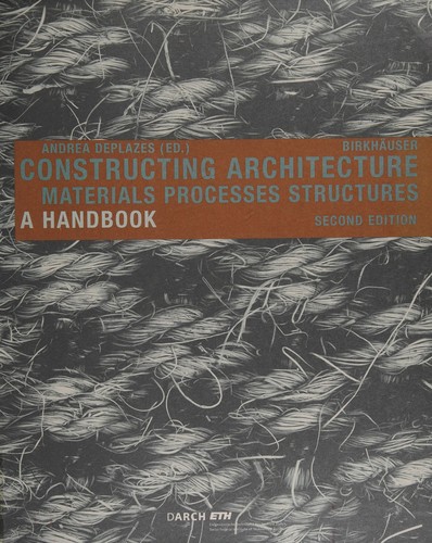 Cover for Constructing architecture