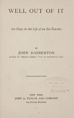 Cover for Well out of it