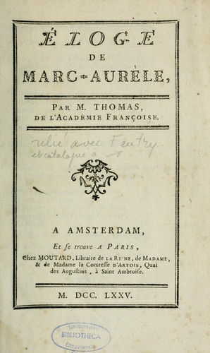 Cover for Opuscules poétiques et philologiques de M. Feutry