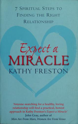 Cover for Expect a miracle