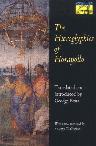 Cover for The hieroglyphics of Horapollo