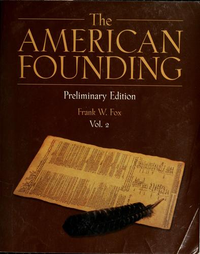 Cover for The American founding