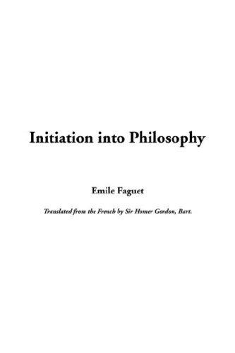 Cover for Initiation into Philosophy